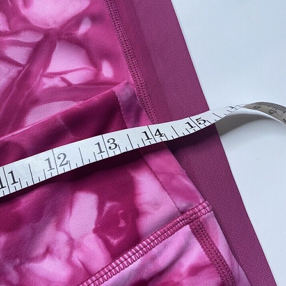 Zyia Fuchsia Hendrix Mesh Light n Tight Hi-rise Capri 20" Leggings Size 8-10 - Picture 7 of 8